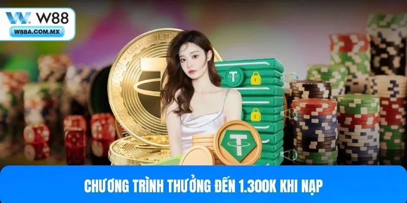 Chương trình thưởng đến 1.300K khi nạp